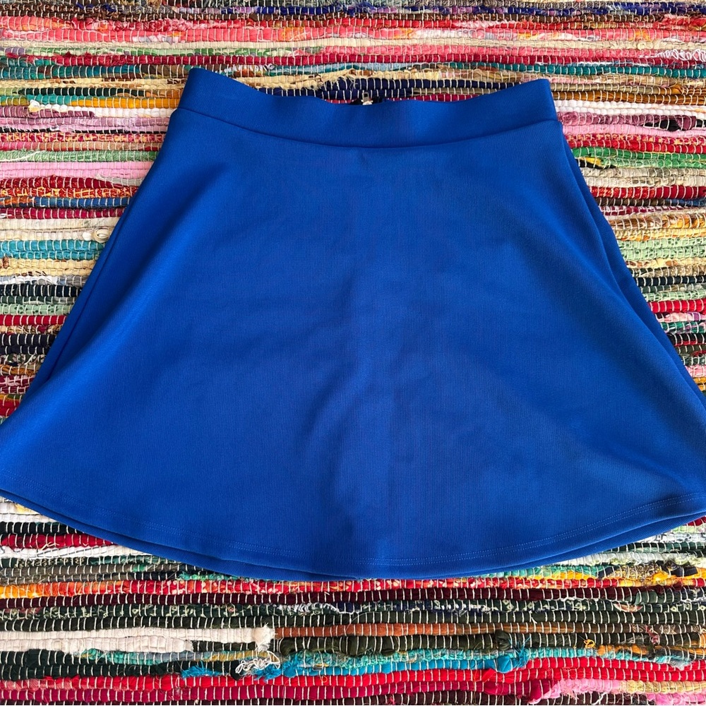 B Jewel Vibrant Blue Skirt Small